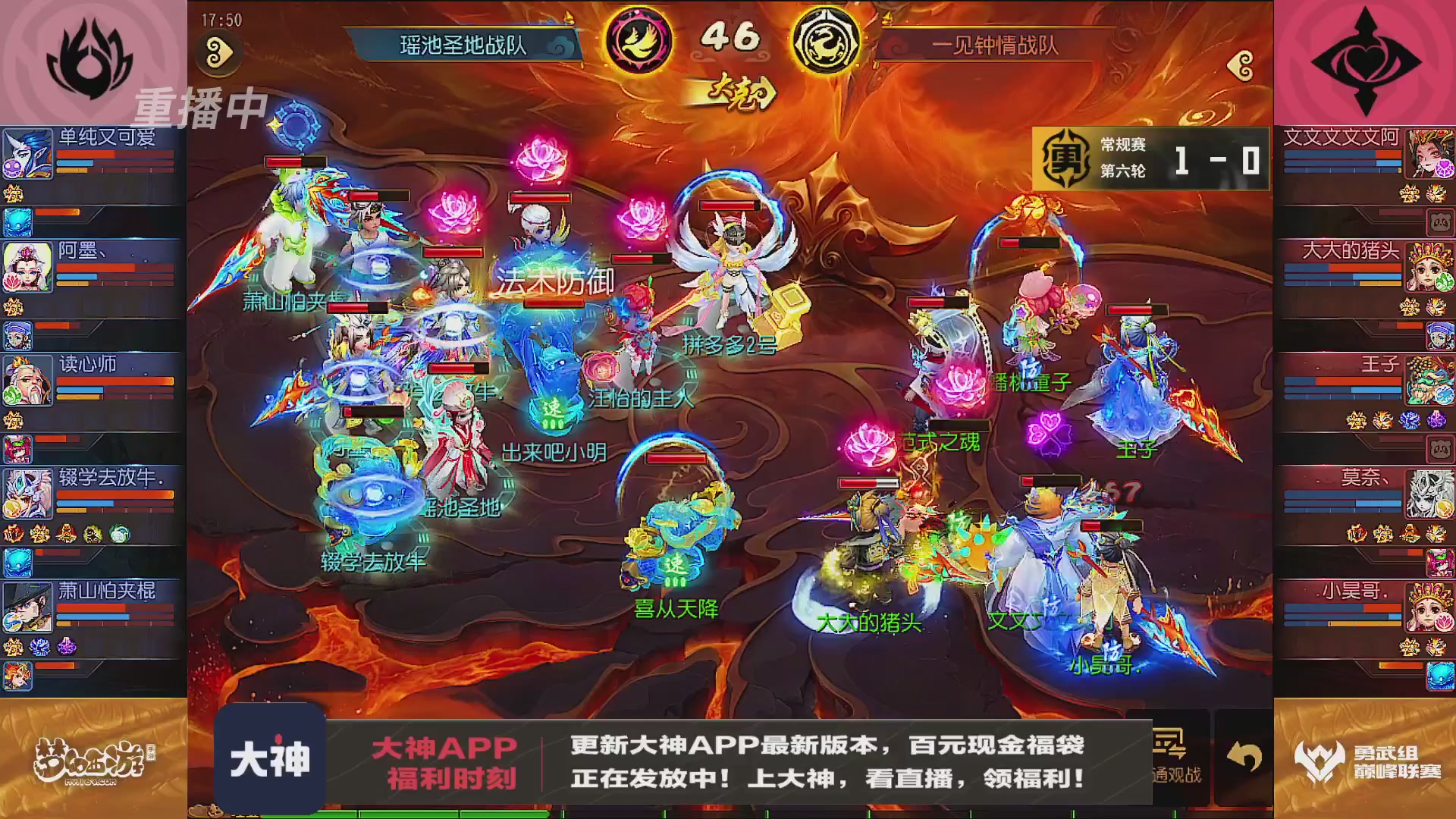 巅峰联赛S13–勇武组第六轮