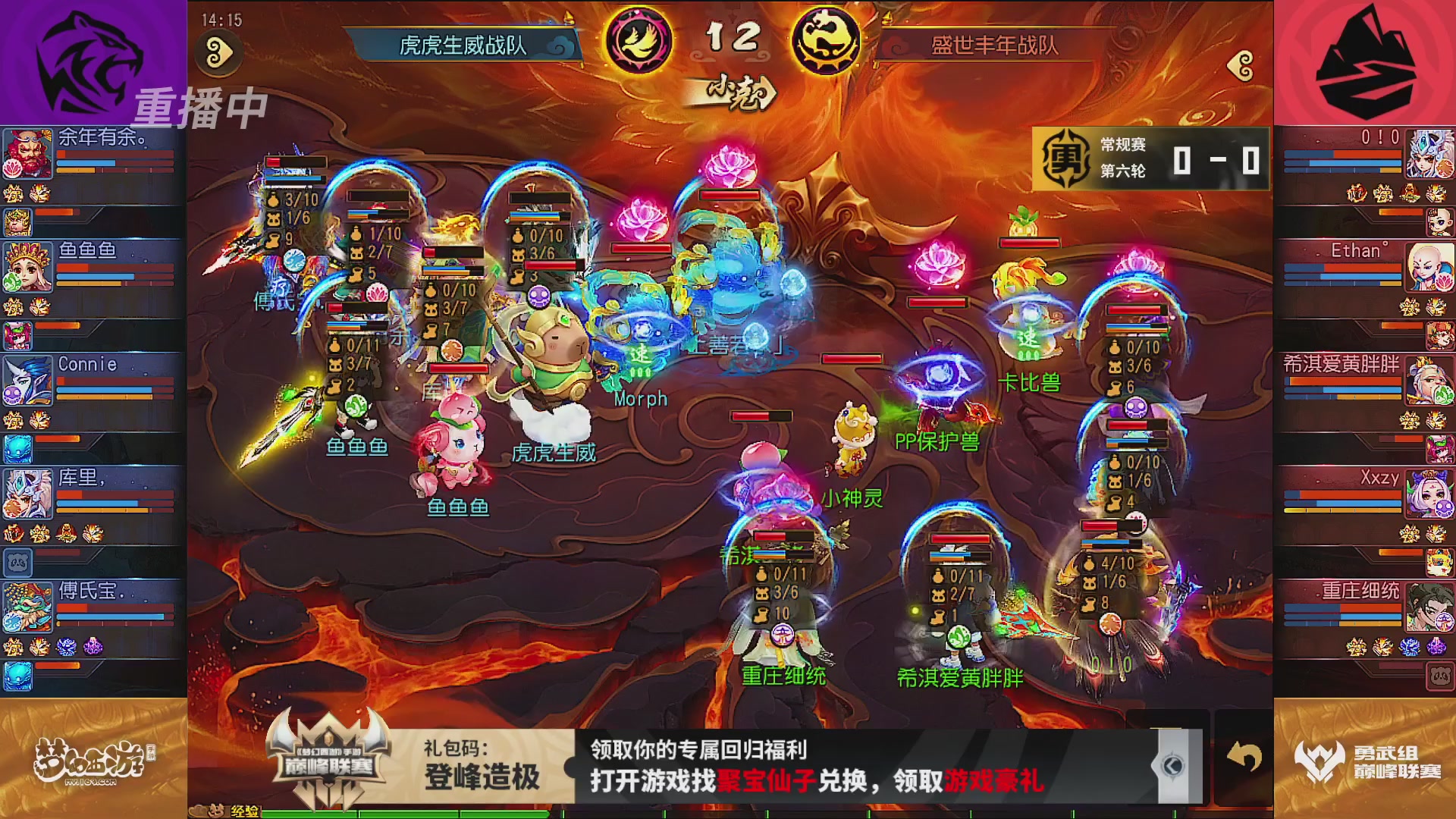 巅峰联赛S13–勇武组第六轮