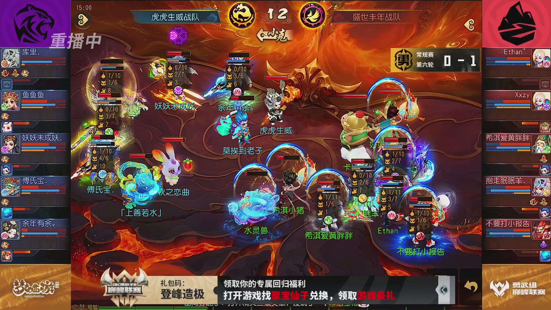 巅峰联赛S13–勇武组第六轮