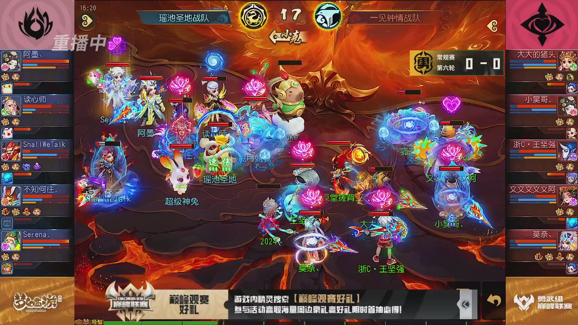 巅峰联赛S13–勇武组第六轮