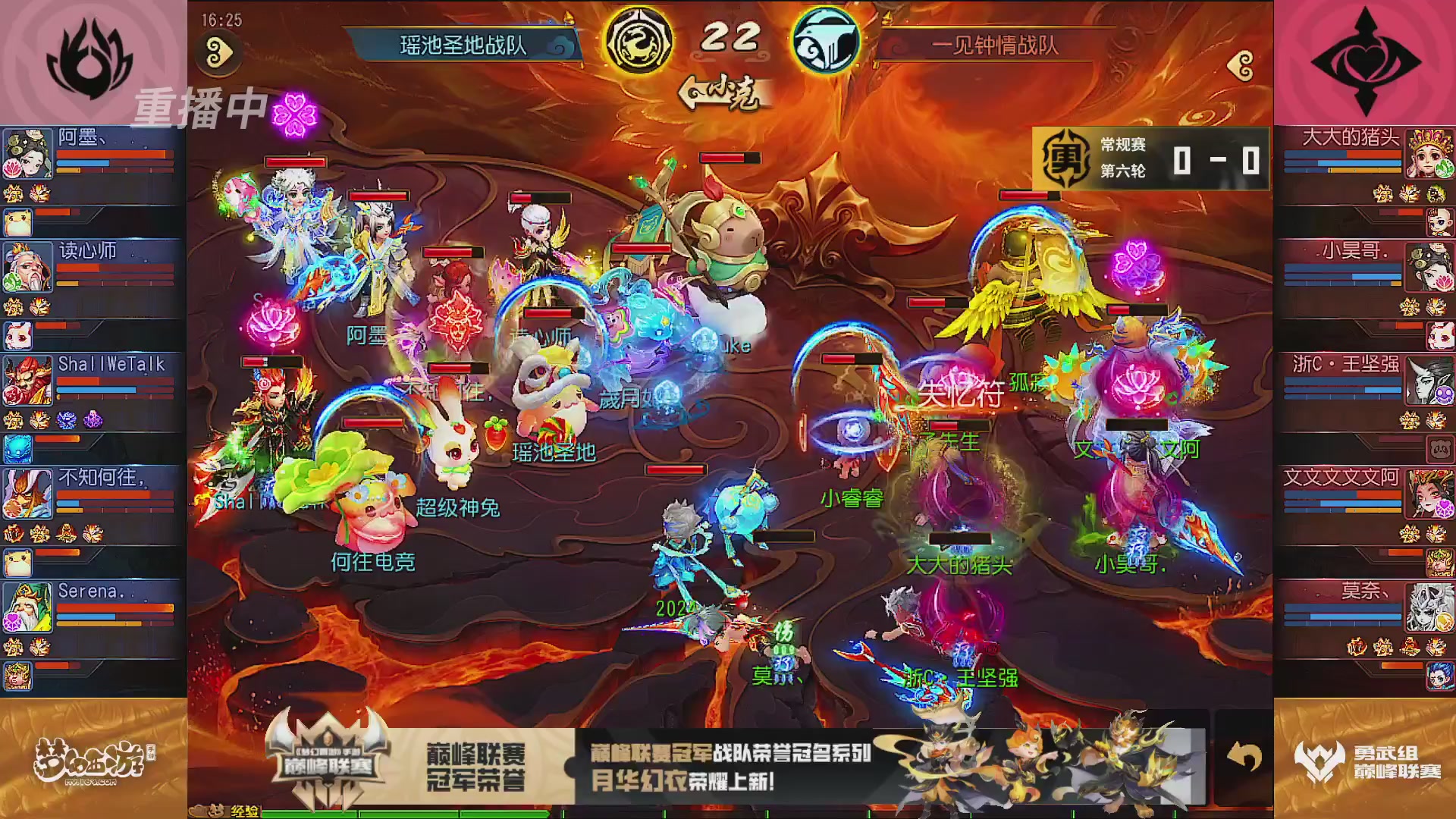 巅峰联赛S13–勇武组第六轮