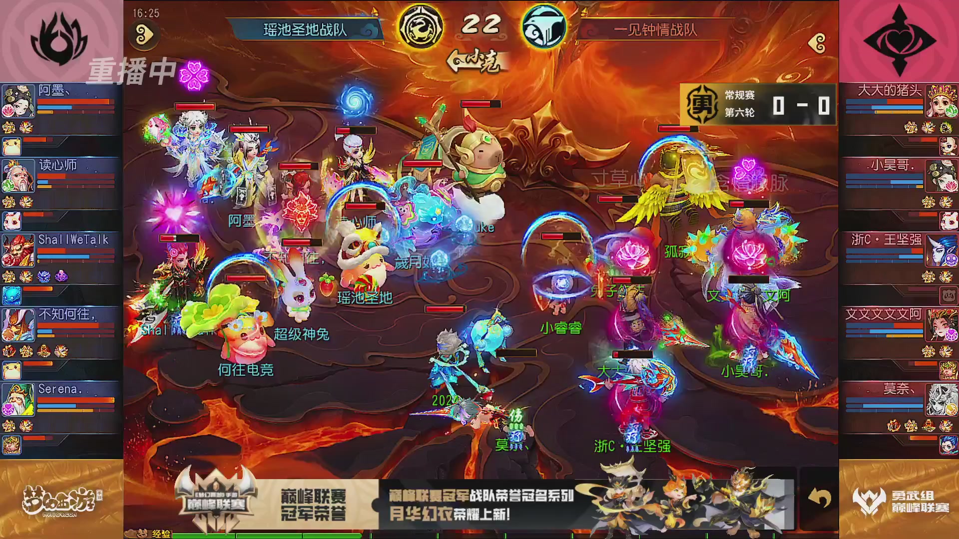 巅峰联赛S13–勇武组第六轮