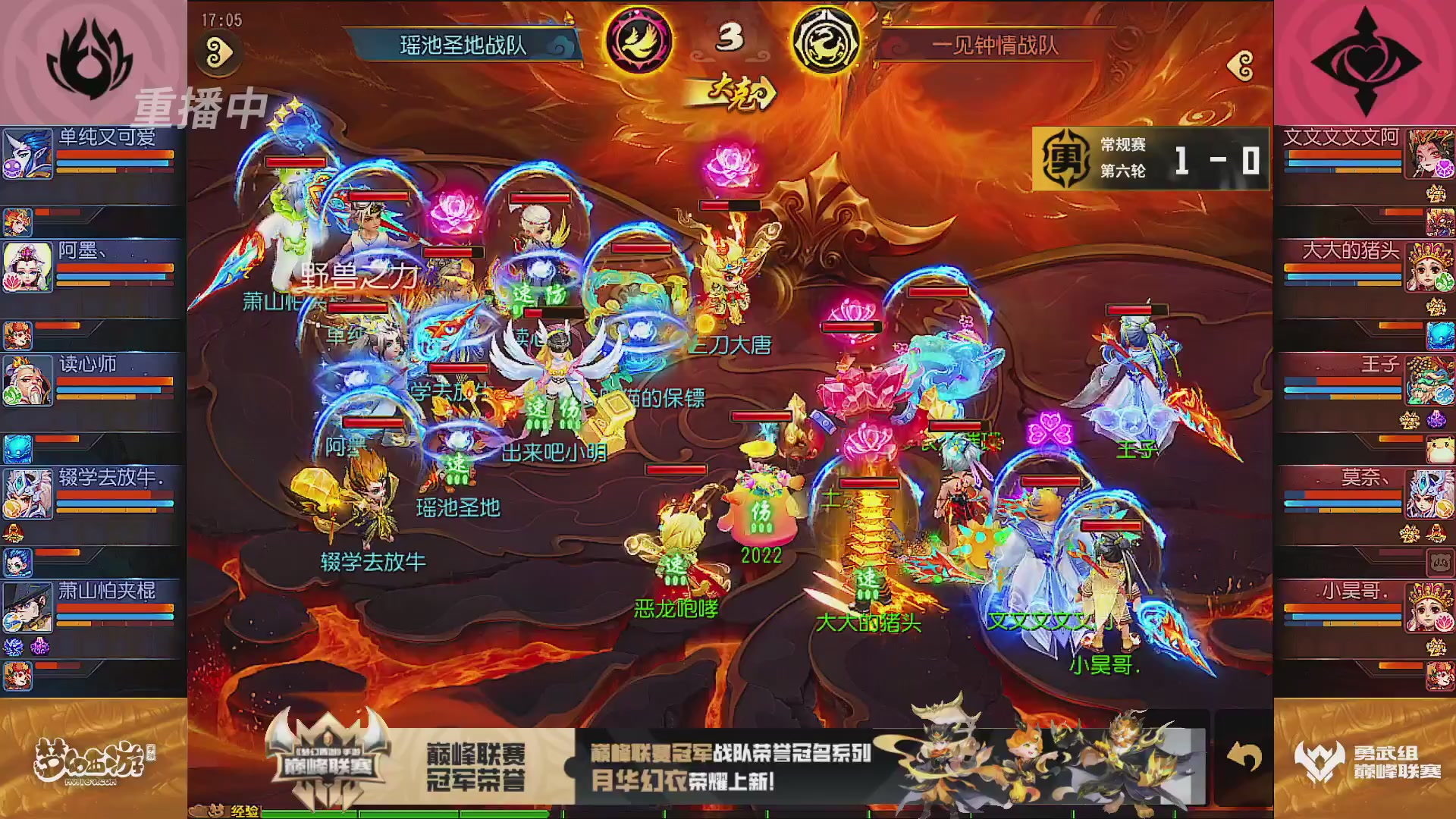 巅峰联赛S13–勇武组第六轮