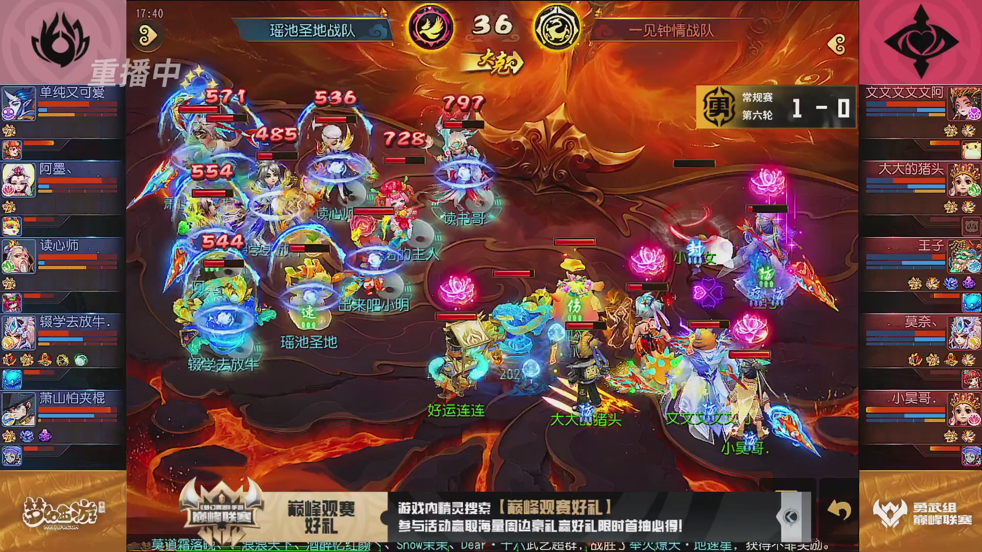 巅峰联赛S13–勇武组第六轮