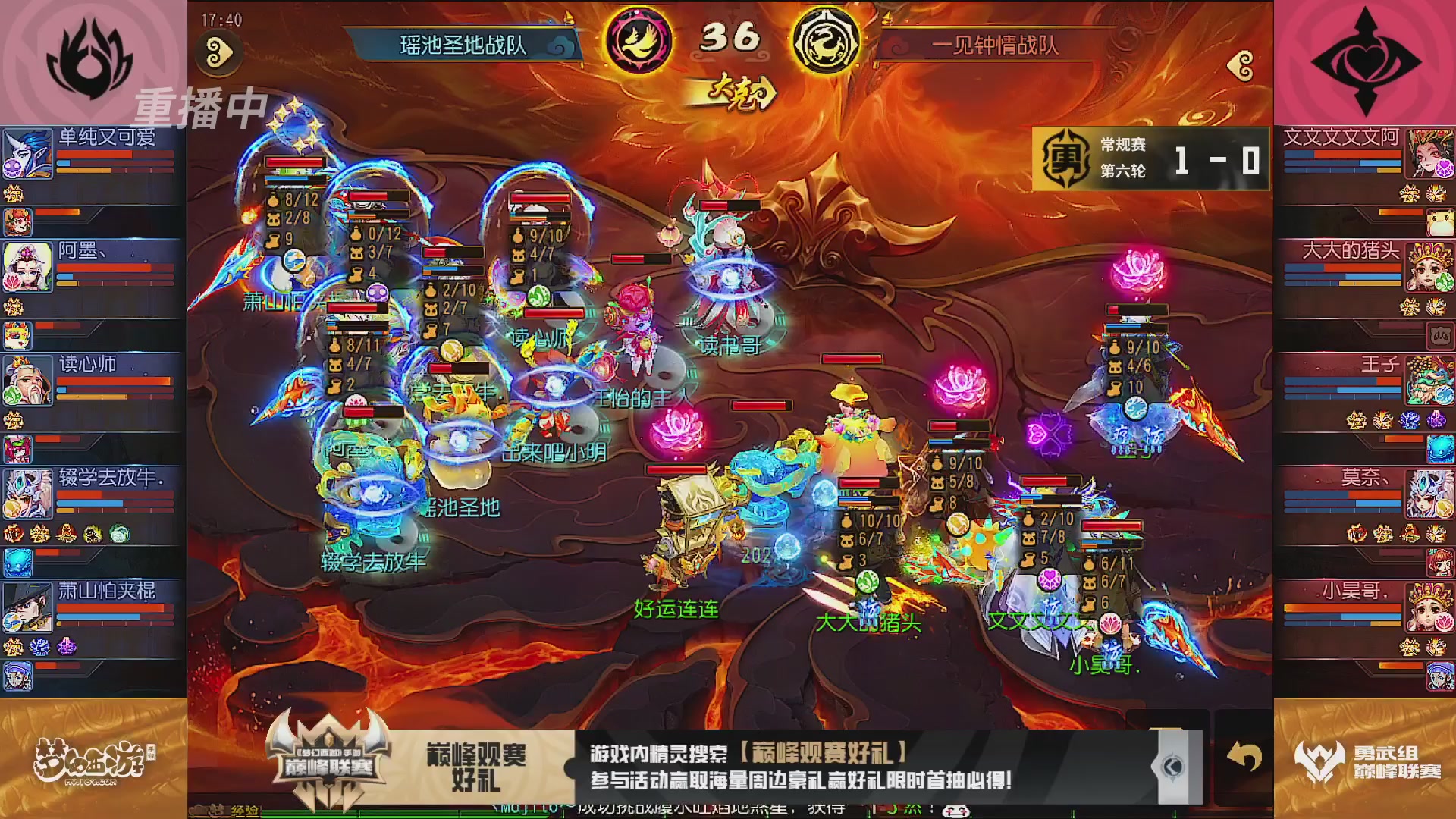 巅峰联赛S13–勇武组第六轮