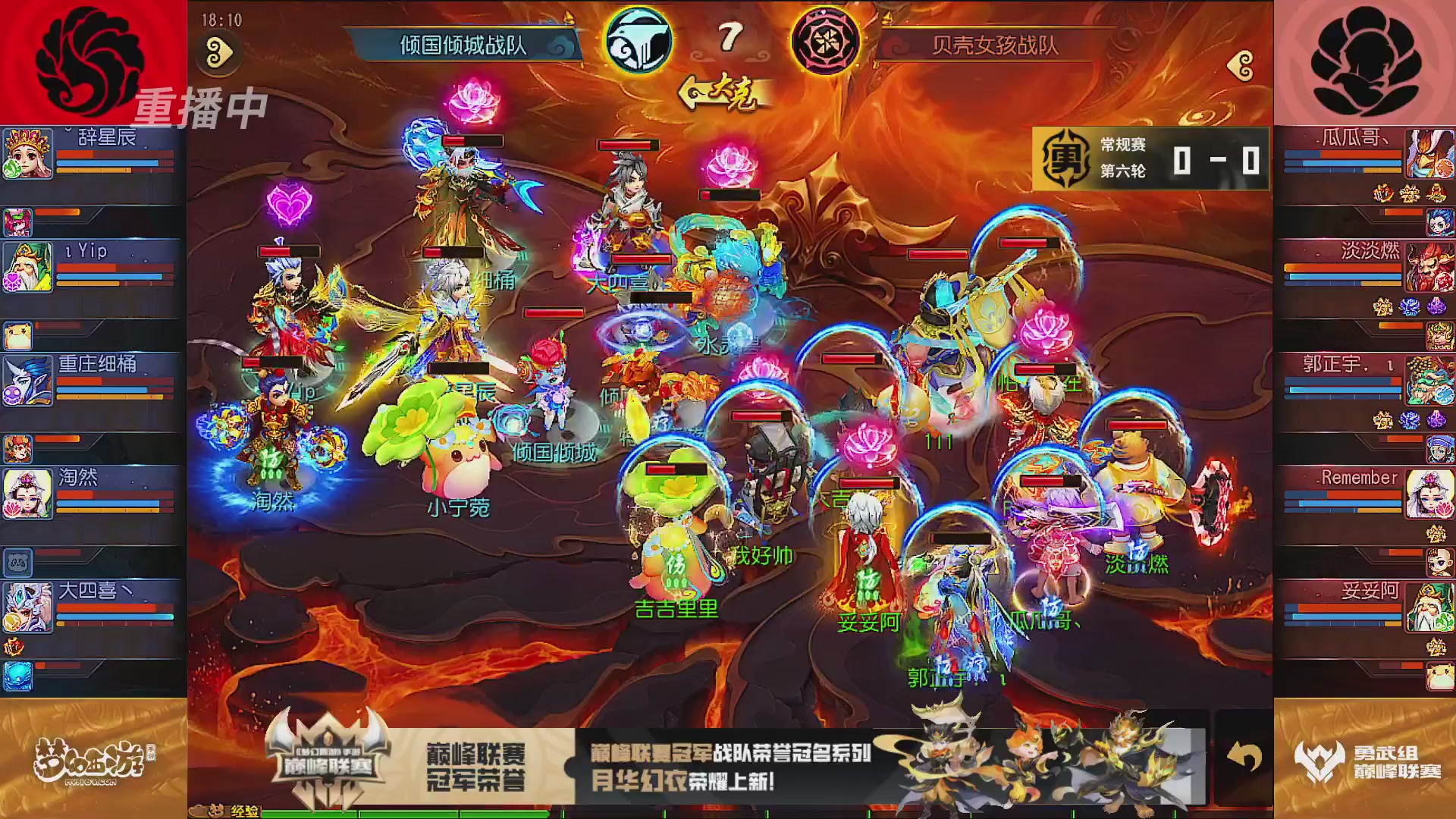 巅峰联赛S13–勇武组第六轮