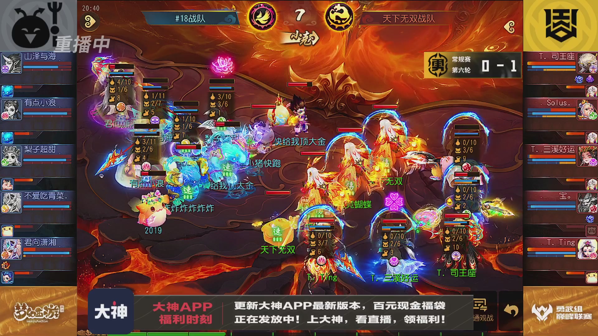 巅峰联赛S13–勇武组第六轮