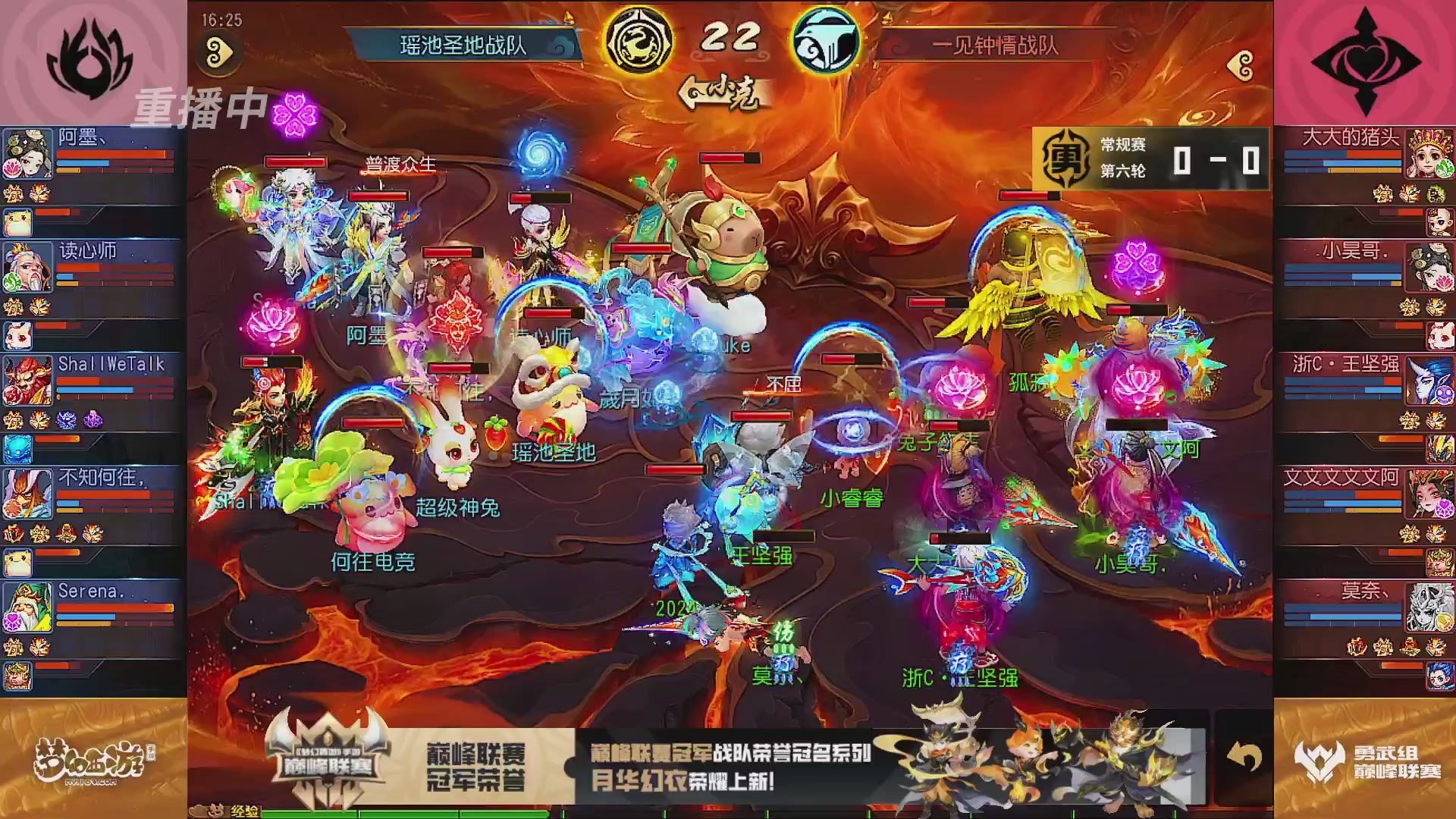 巅峰联赛S13–勇武组第六轮
