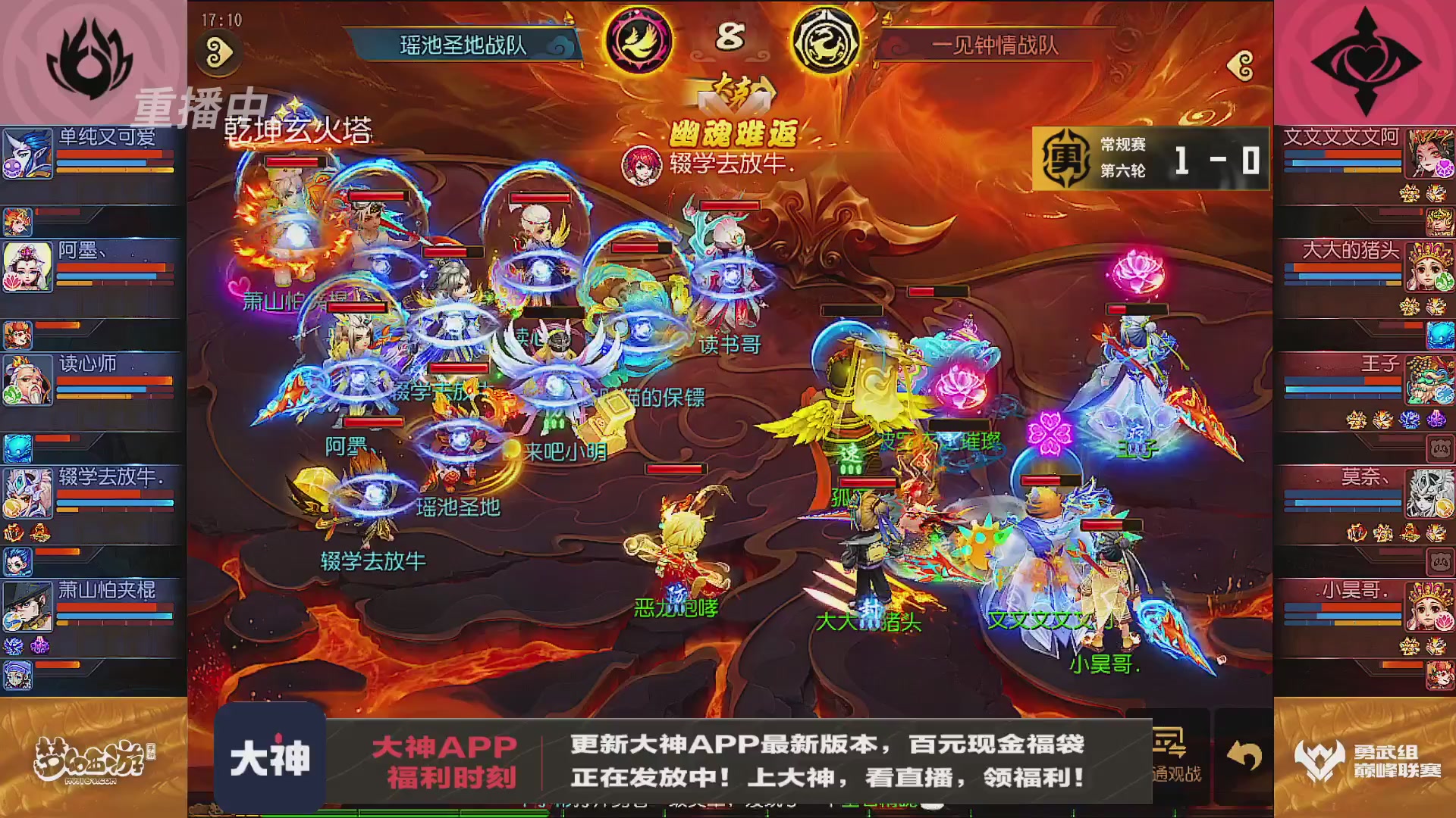 巅峰联赛S13–勇武组第六轮