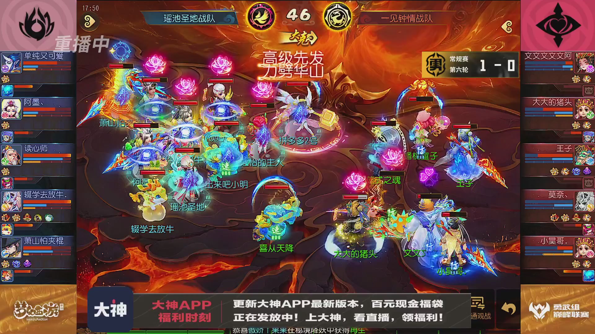 巅峰联赛S13–勇武组第六轮