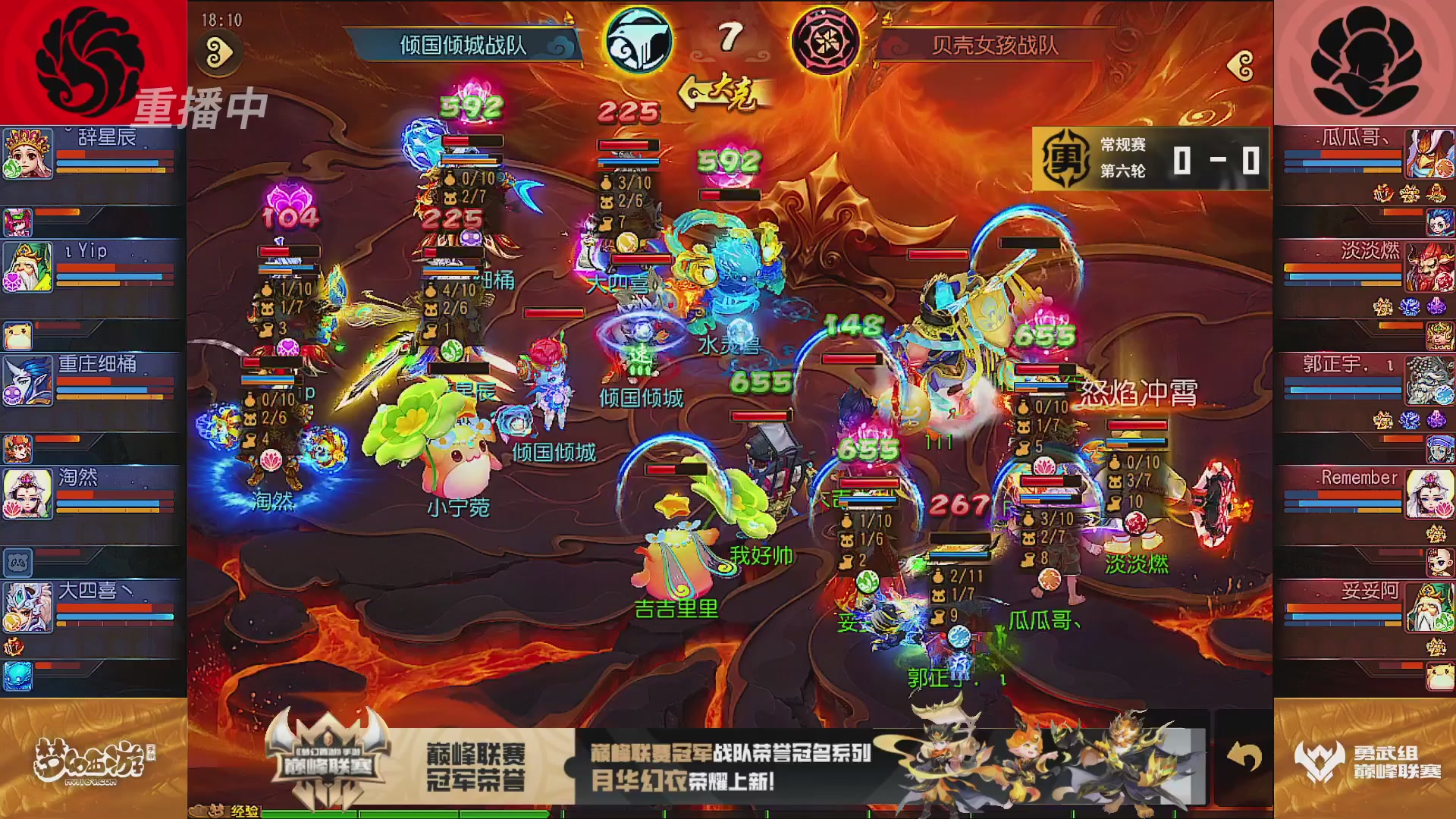 巅峰联赛S13–勇武组第六轮