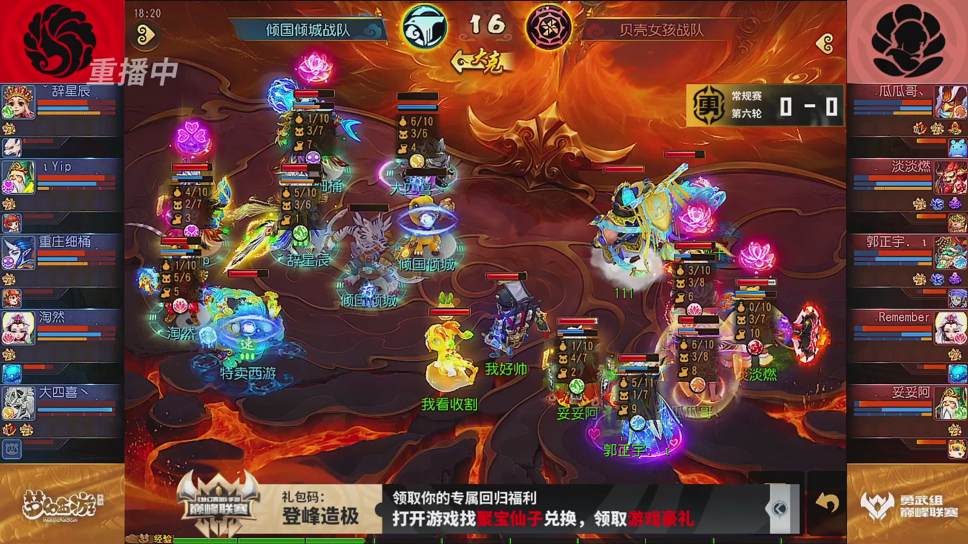 巅峰联赛S13–勇武组第六轮