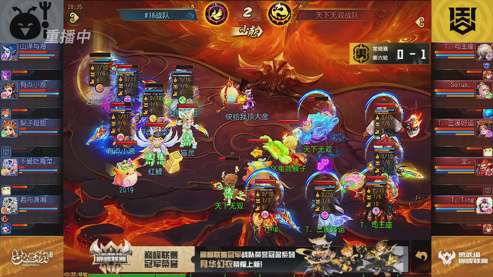巅峰联赛S13–勇武组第六轮