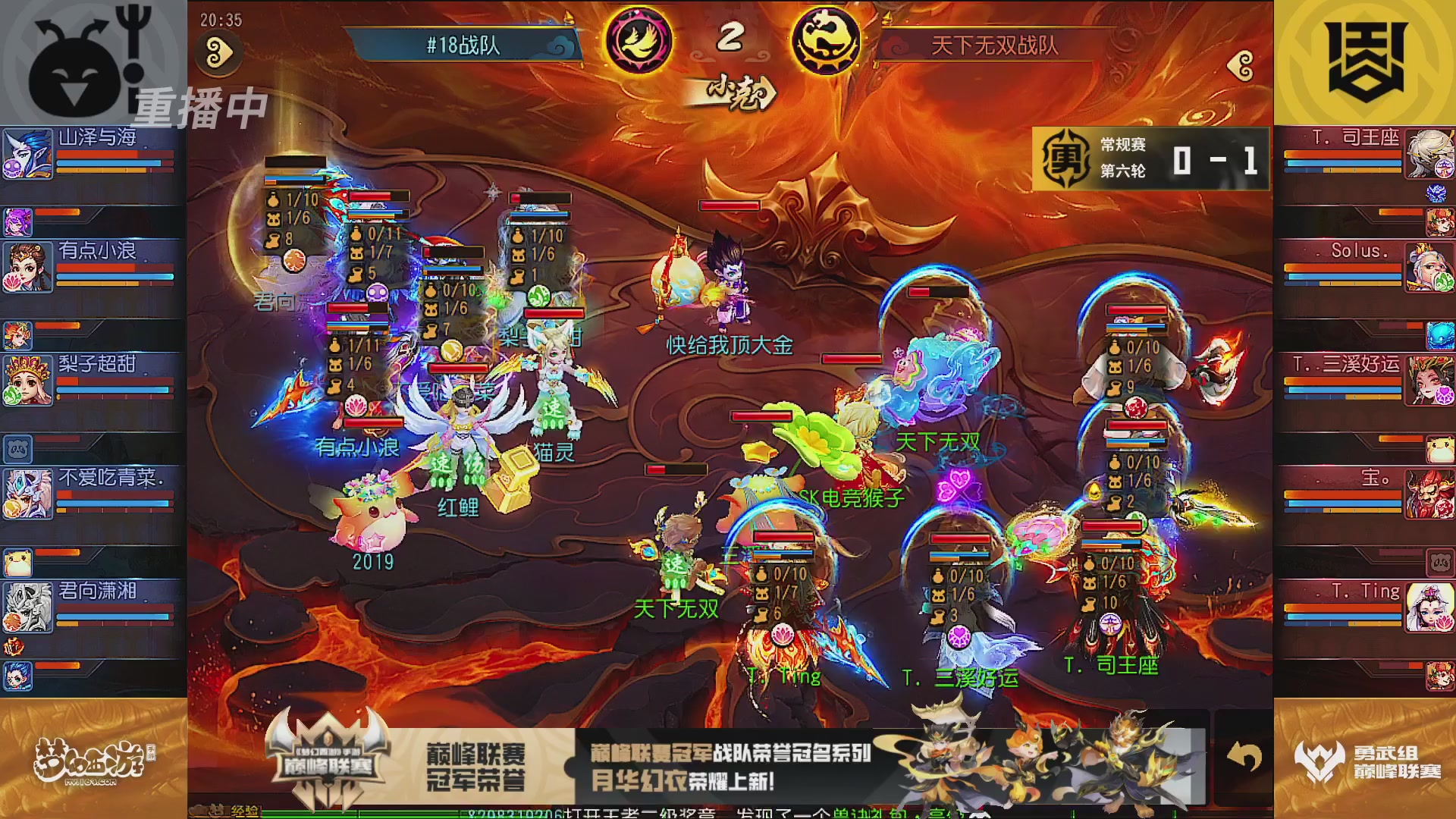 巅峰联赛S13–勇武组第六轮