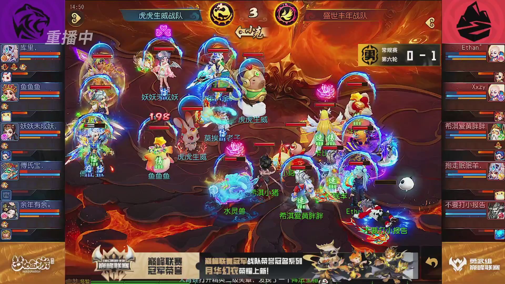 巅峰联赛S13–勇武组第六轮