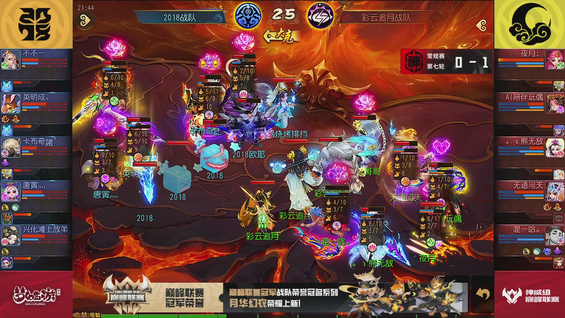 巅峰联赛S13–神威组第七轮
