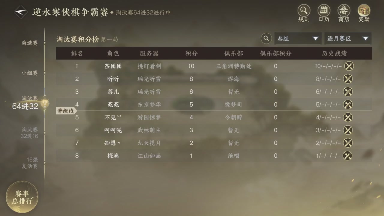 【重播】逆水寒侠棋争霸赛S2