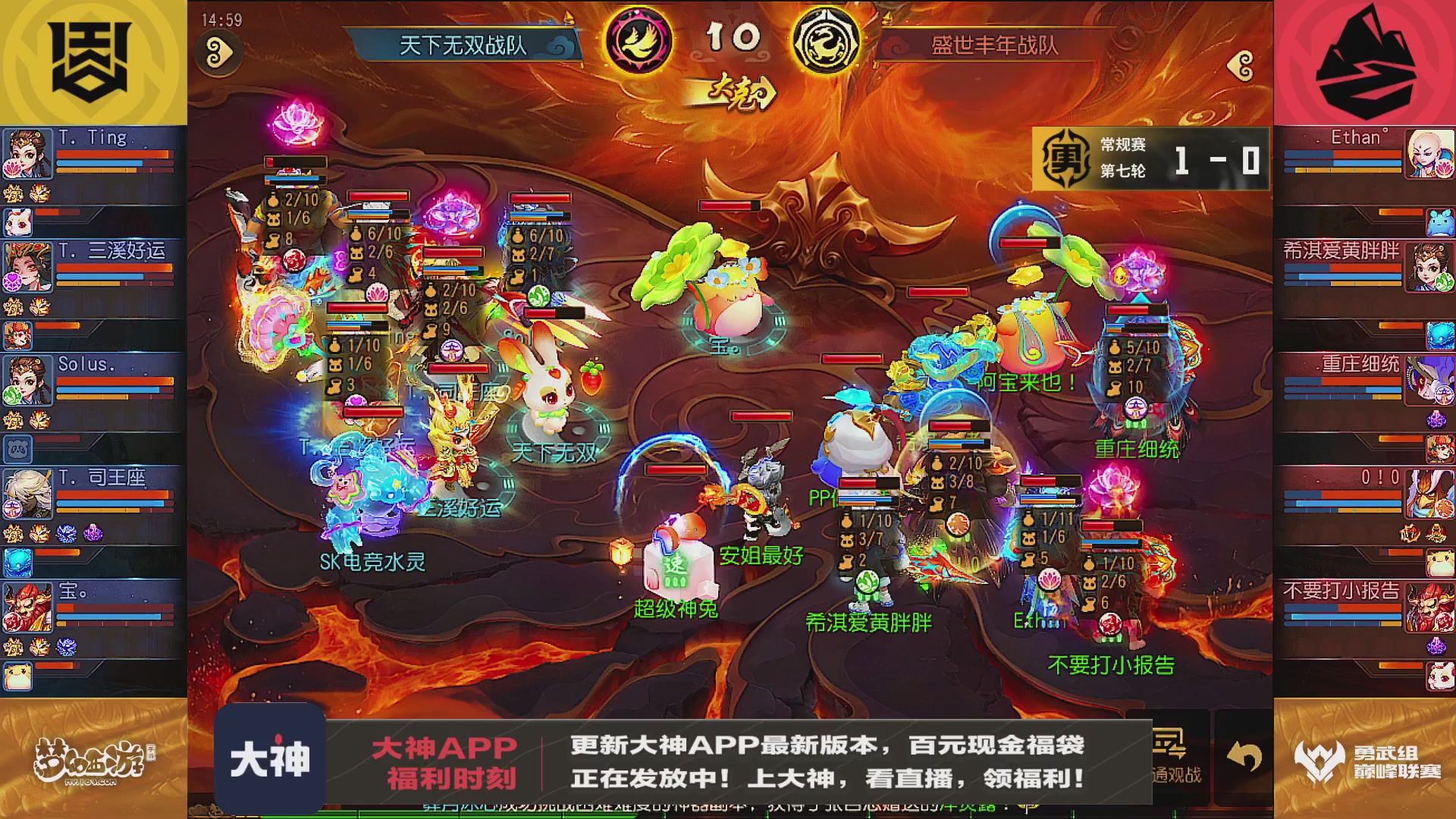 巅峰联赛S13–勇武组第七轮