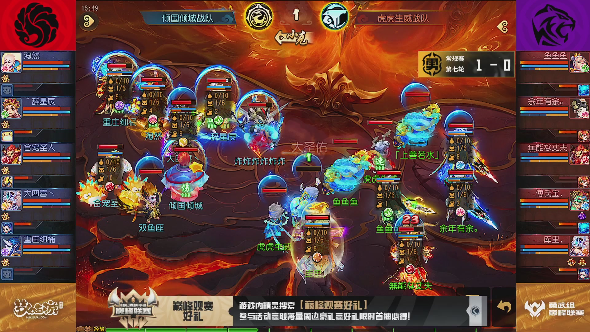 巅峰联赛S13–勇武组第七轮