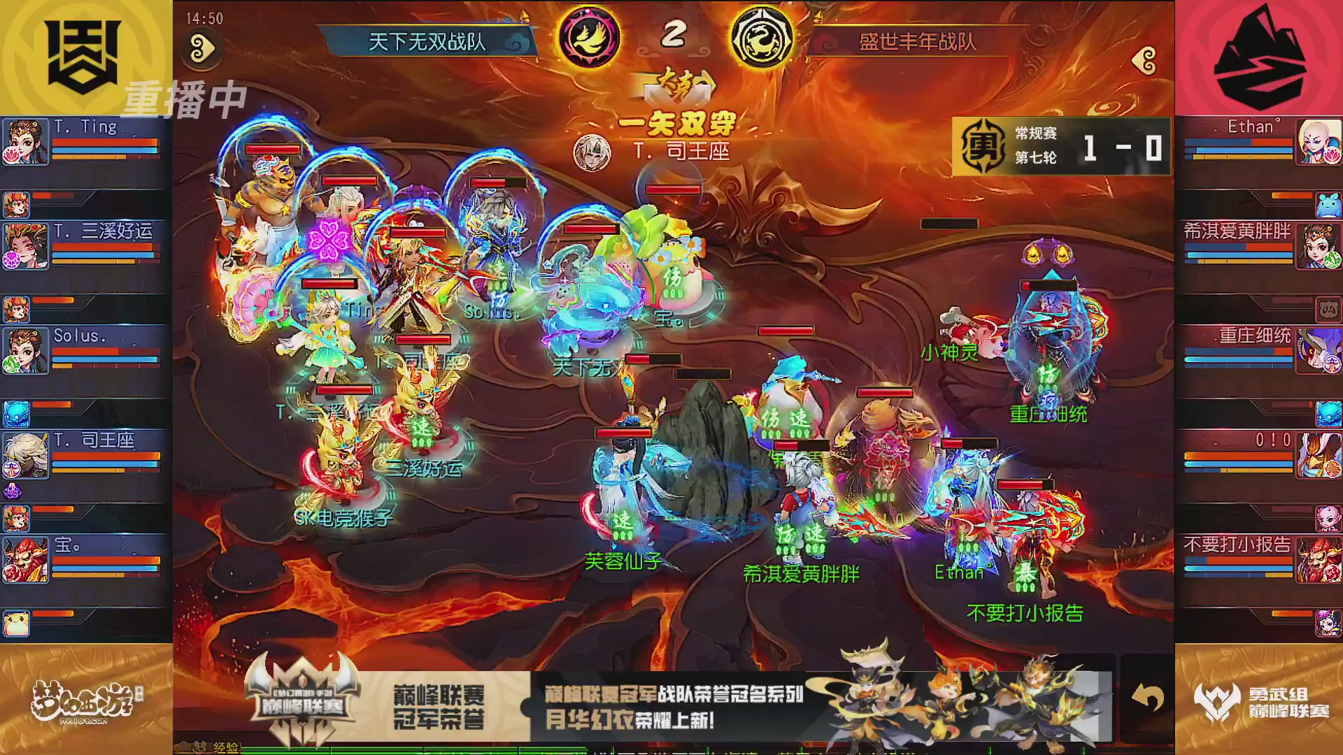 巅峰联赛S13–勇武组第七轮