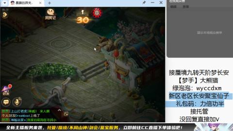 接蜃境九转梦长安托管