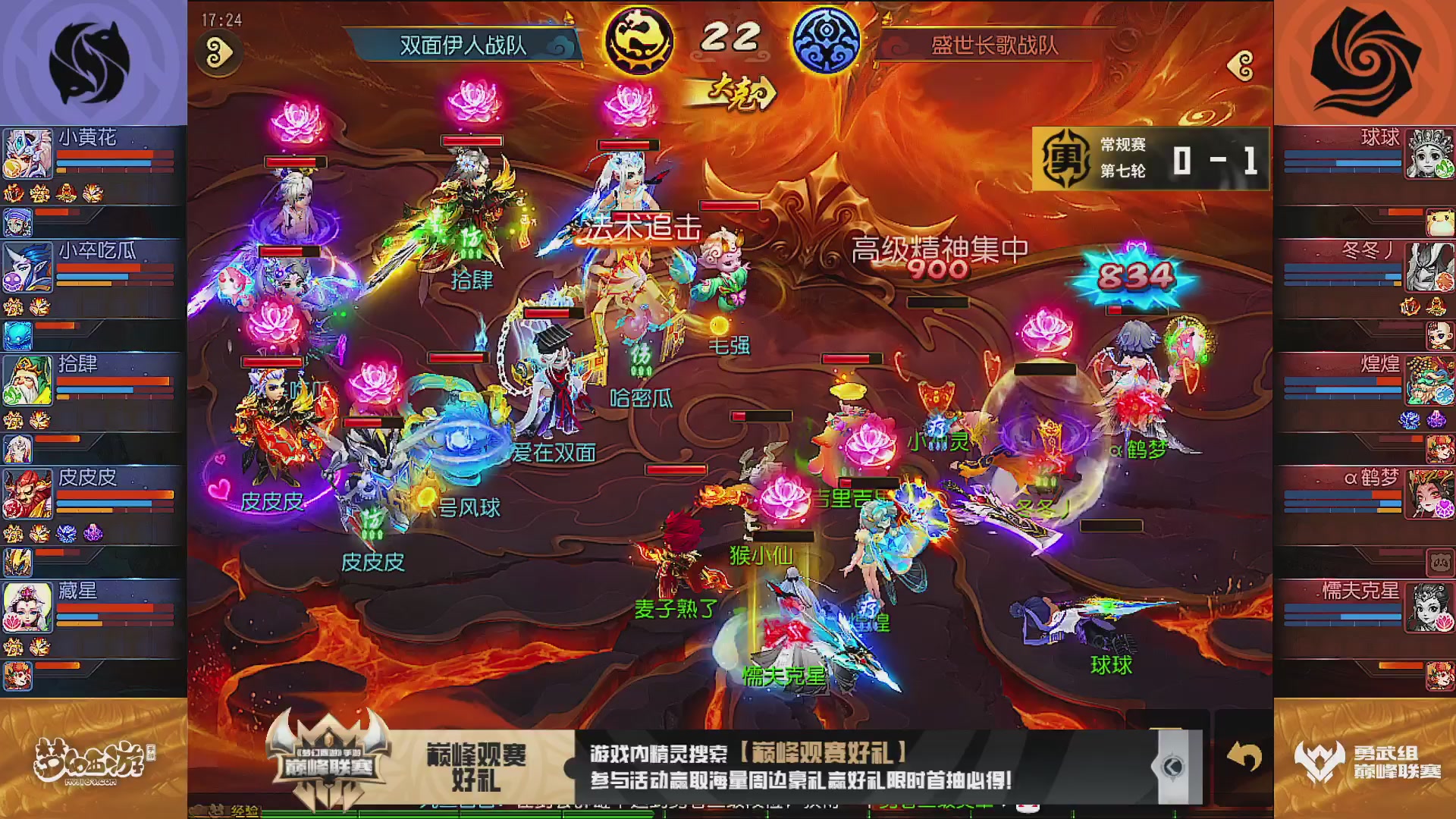 巅峰联赛S13–勇武组第七轮