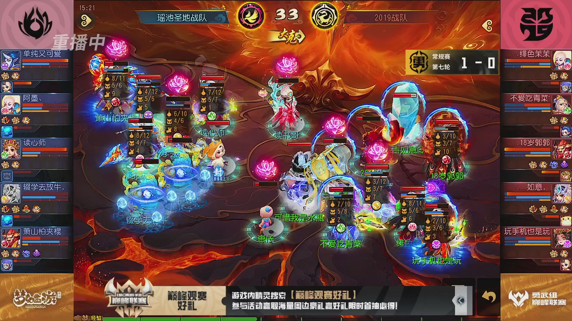 巅峰联赛S13–勇武组第七轮
