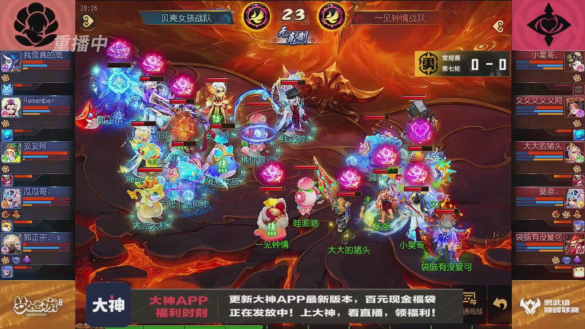 巅峰联赛S13–勇武组第七轮
