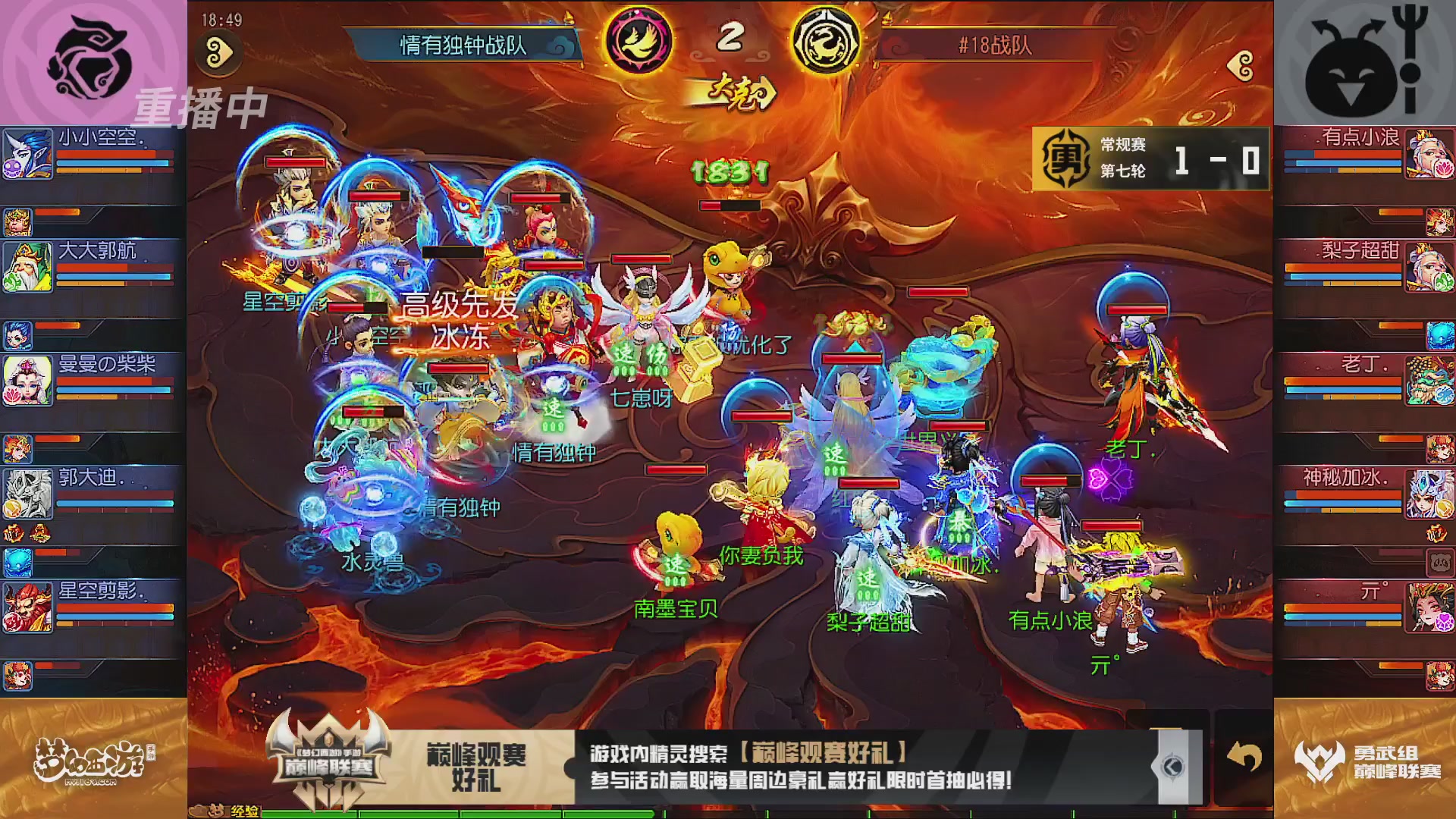 巅峰联赛S13–勇武组第七轮