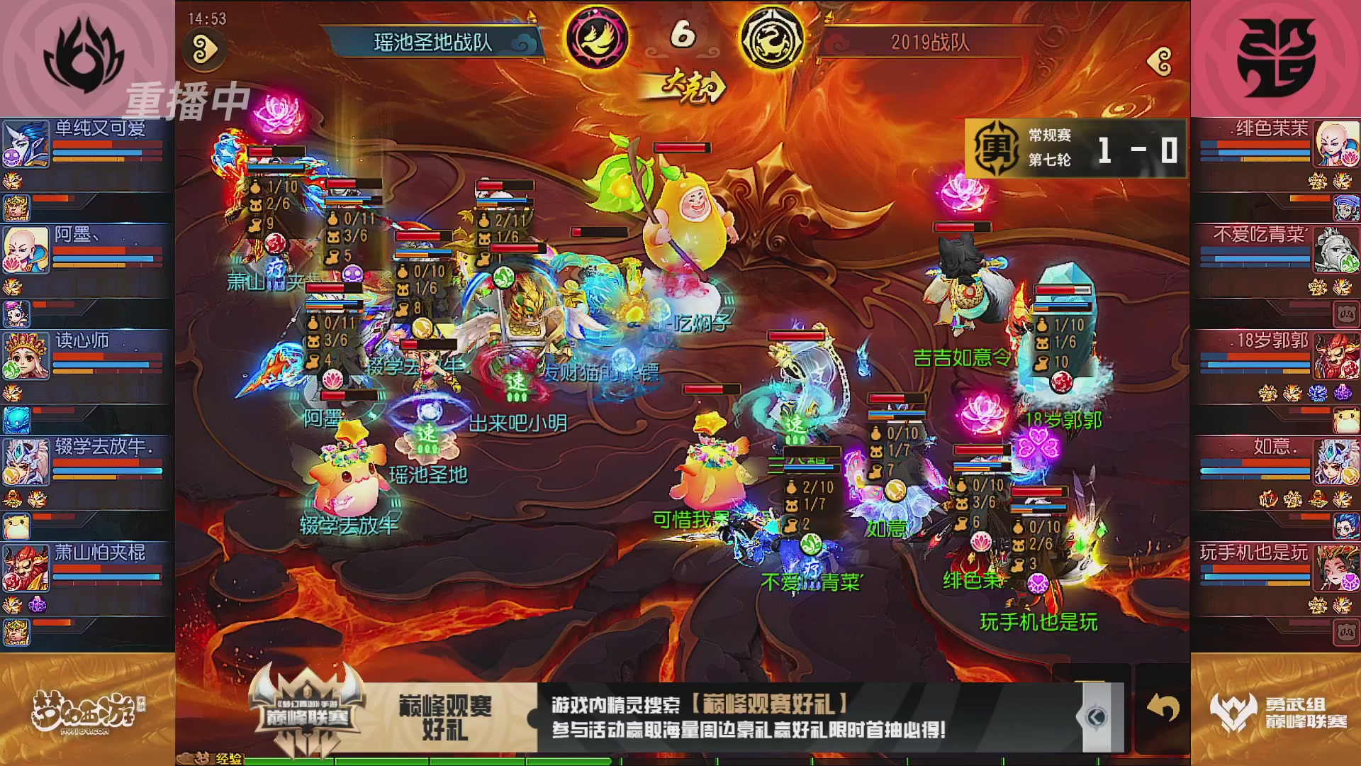 巅峰联赛S13–勇武组第七轮