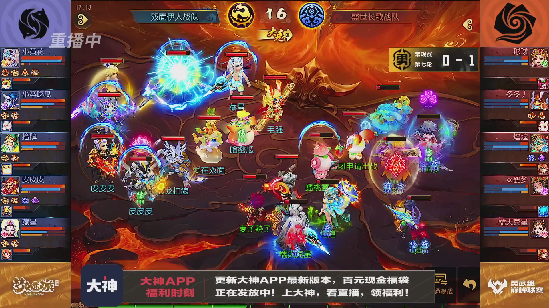 巅峰联赛S13–勇武组第七轮