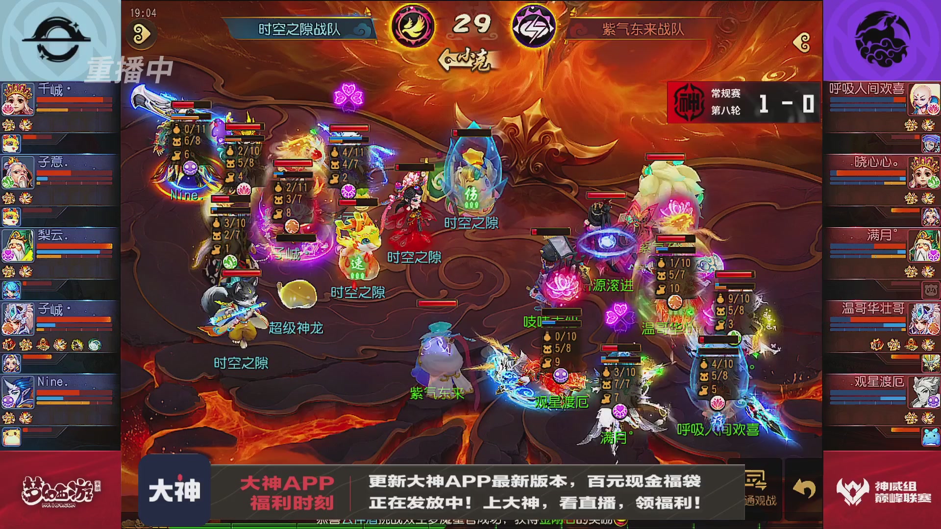 巅峰联赛S13–神威组第八轮