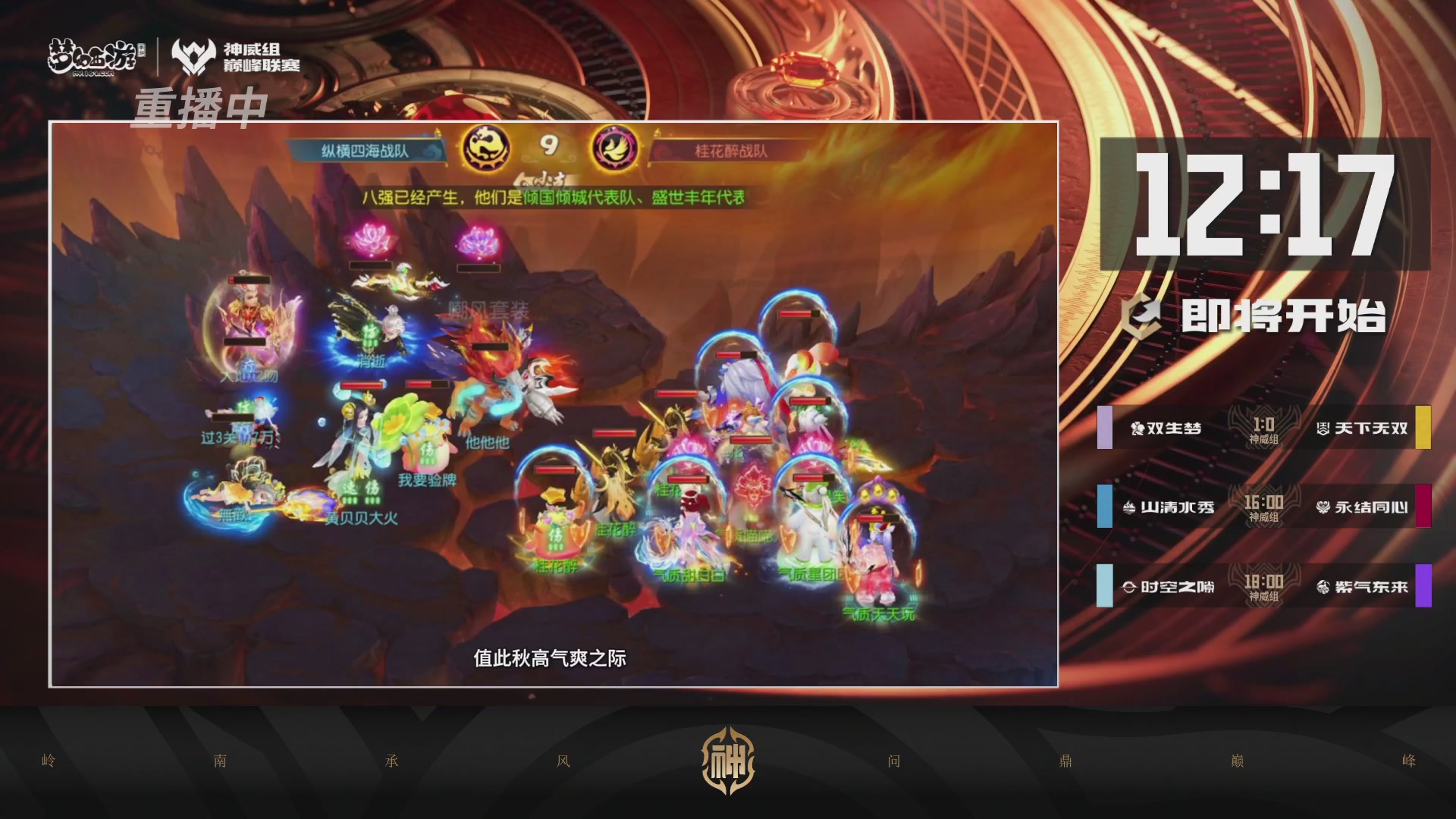 巅峰联赛S13–神威组第八轮