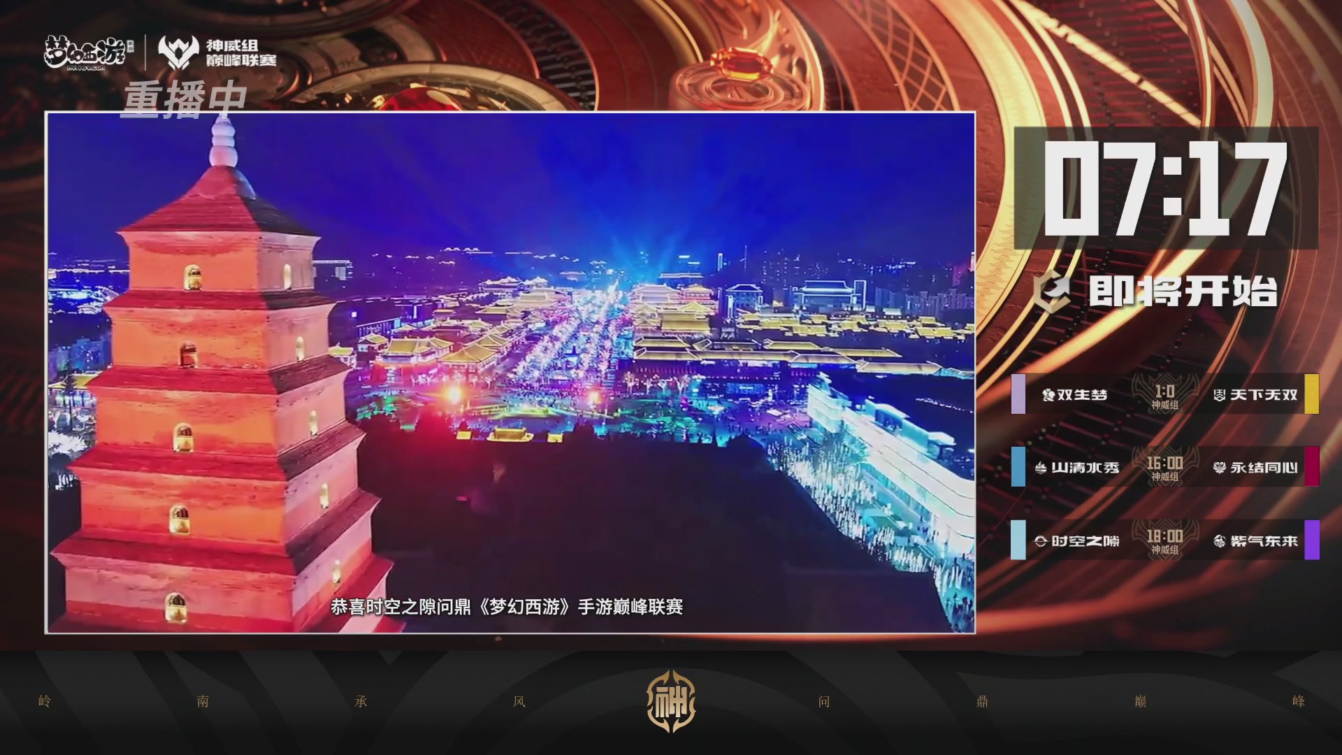 巅峰联赛S13–神威组第八轮