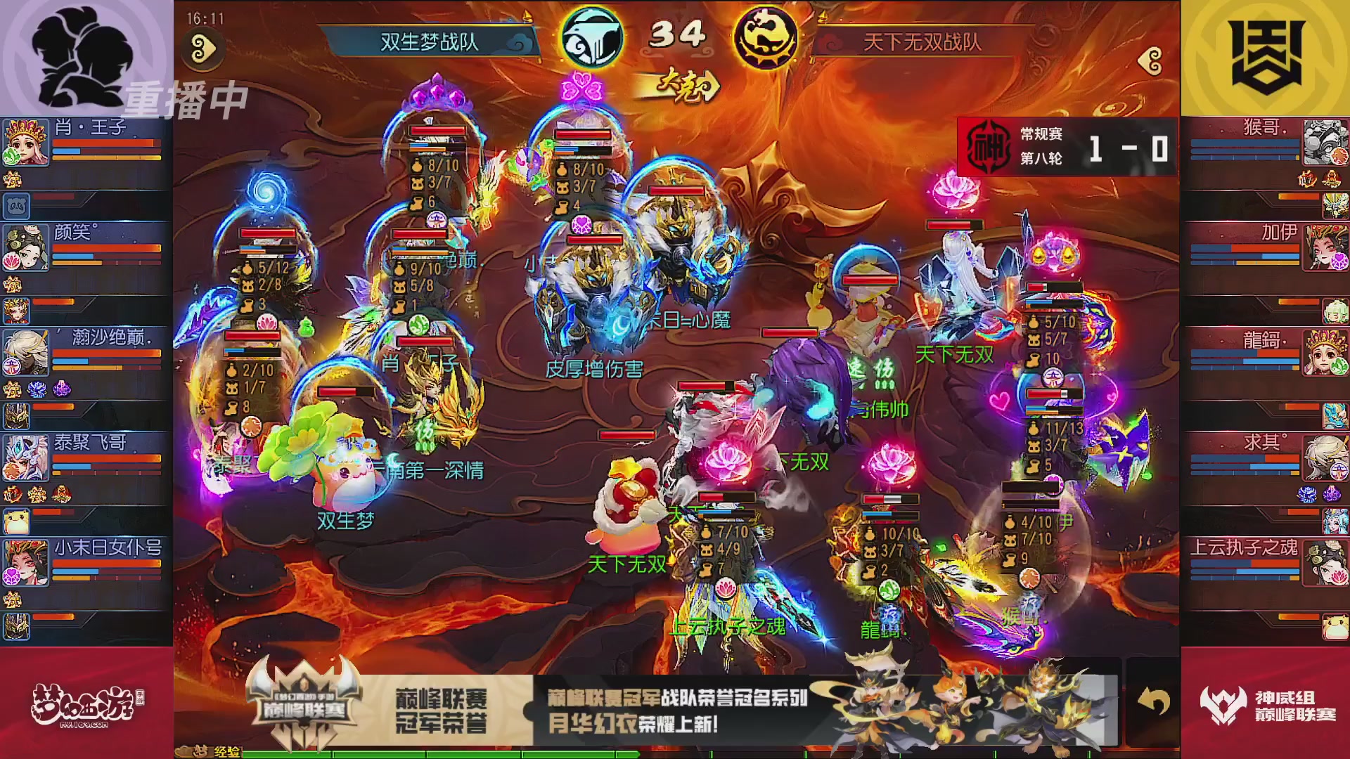 巅峰联赛S13–神威组第八轮