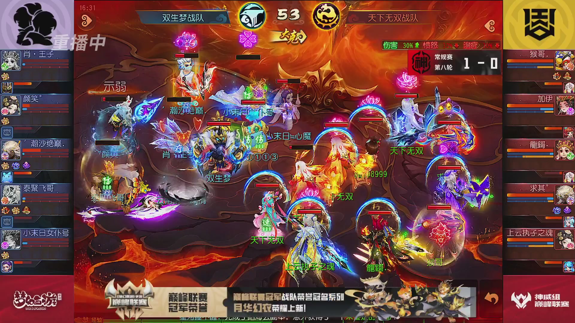 巅峰联赛S13–神威组第八轮