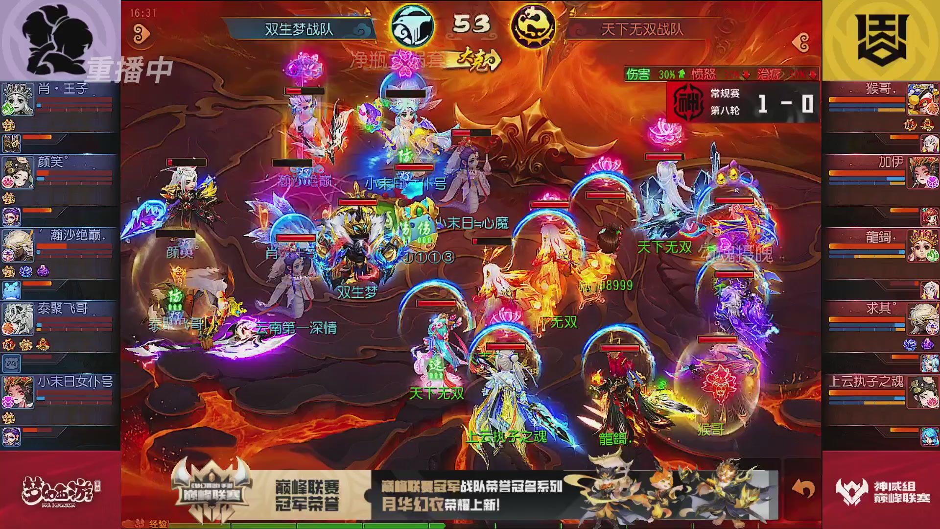巅峰联赛S13–神威组第八轮