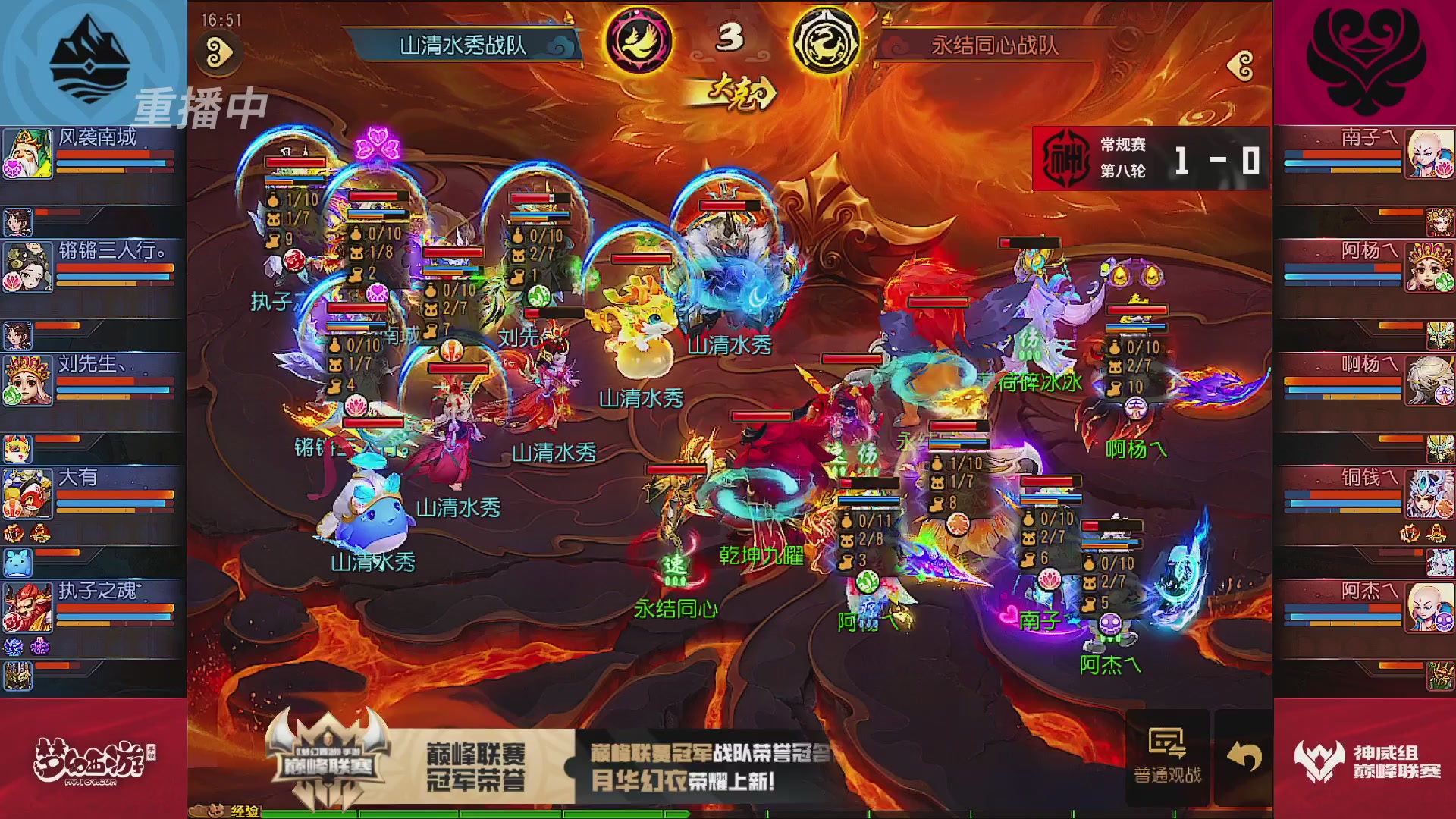 巅峰联赛S13–神威组第八轮