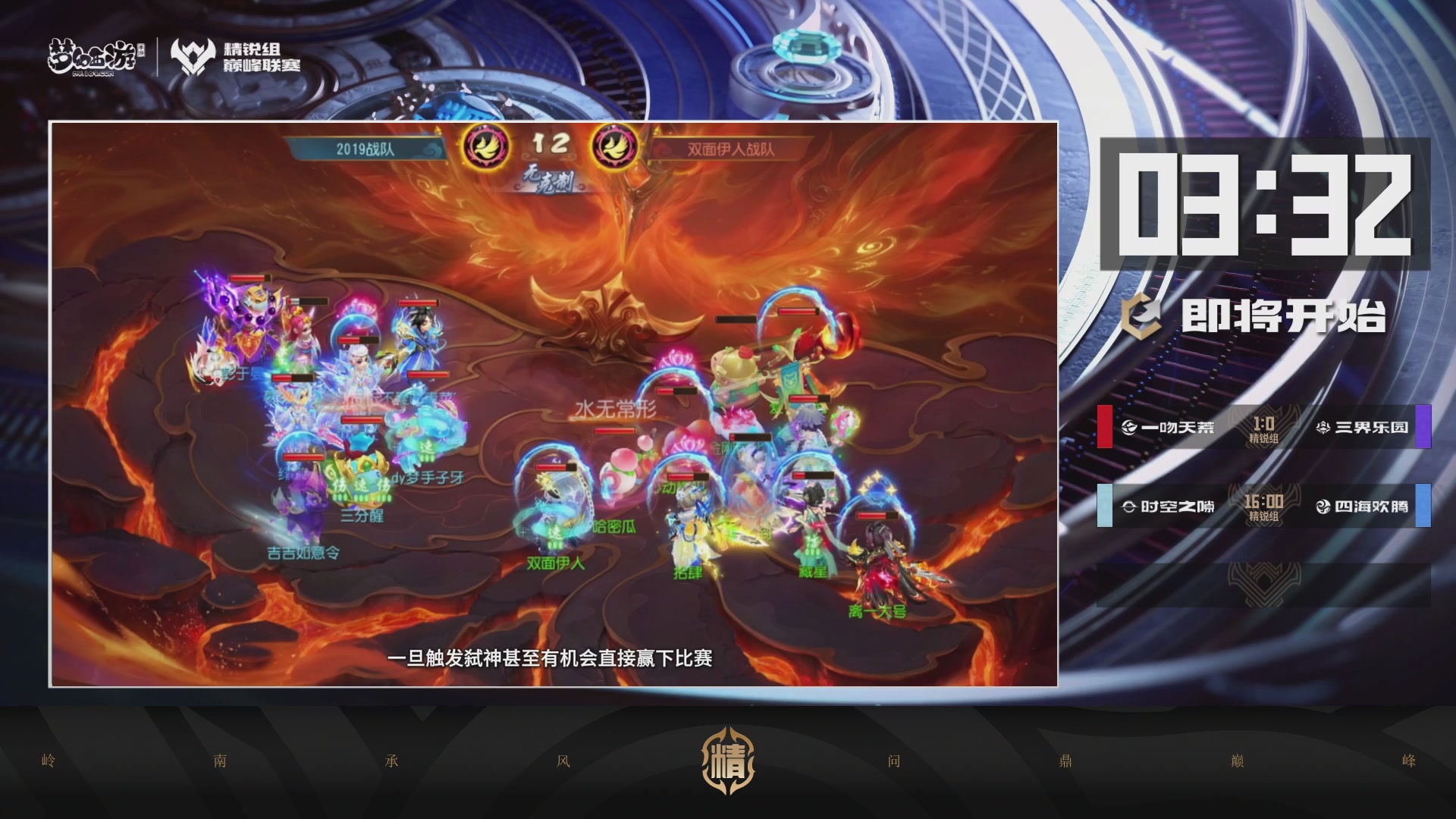 巅峰联赛S13–神威组第八轮