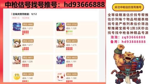第一估价找号帮推  物价把控师让你买卖无
