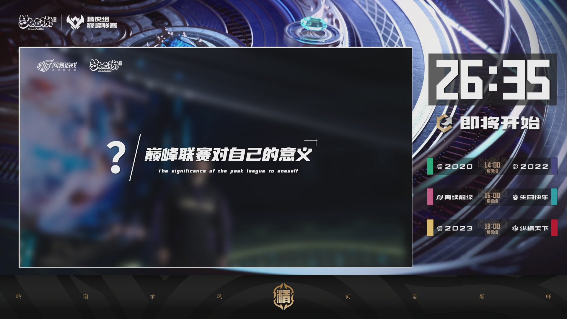 巅峰联赛S13–精锐组第八轮