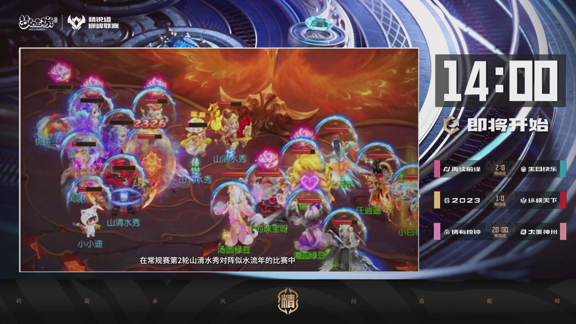 巅峰联赛S13–精锐组第八轮